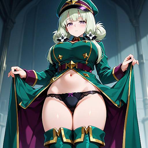 Illustration of Araga kiwi, mahou shoujo ni akogarete in the style of Kumiko shiba