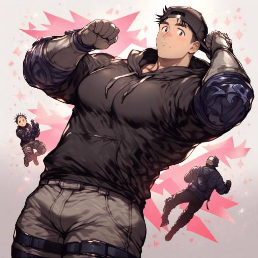 Illustration of Aikawa (dorohedoro), dorohedoro in the style of Usamata