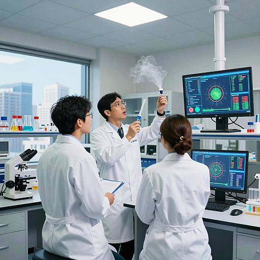 Futuristic EPA Air Quality Lab