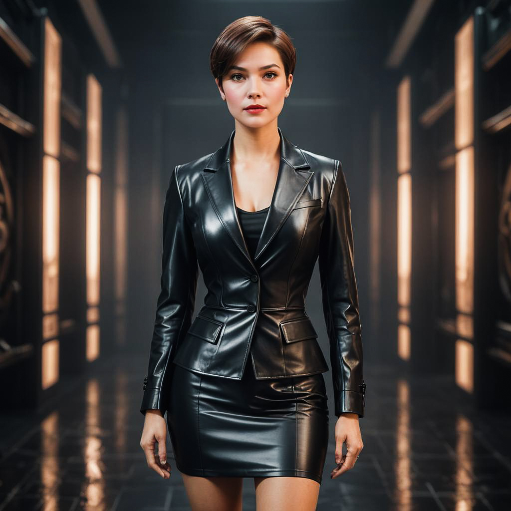 Futuristic Businesswoman in Gears of War Style