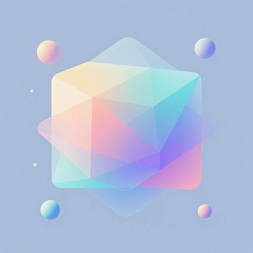 Colorful Polygonal AI Shape Generator