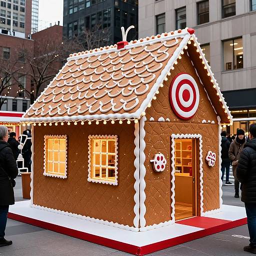 Target Gingerbread House Under High Line