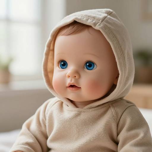 Soft Cuddly Baby Doll Portrait
