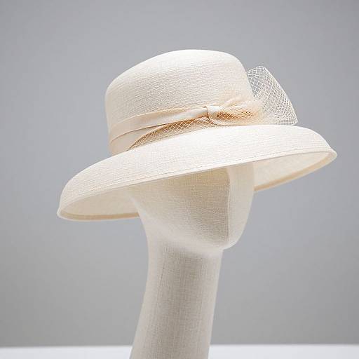 1960s French Gigi Grosgrain Hat