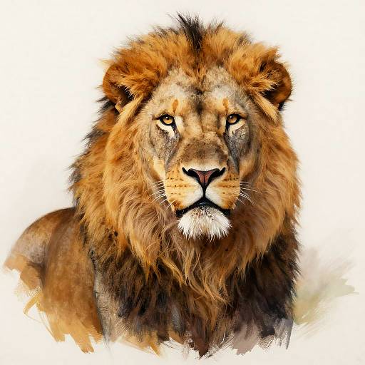 Majestic Lion Portrait