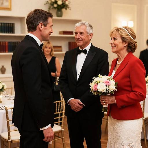 Elegant Indoor Wedding Reception Scene