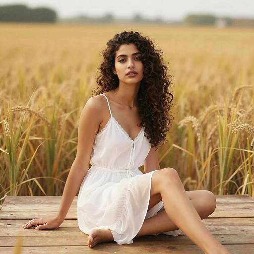 Graceful Portrait of a Young Woman