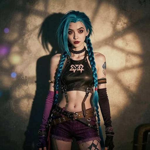 Cinematic Jinx with Shadow Pattern