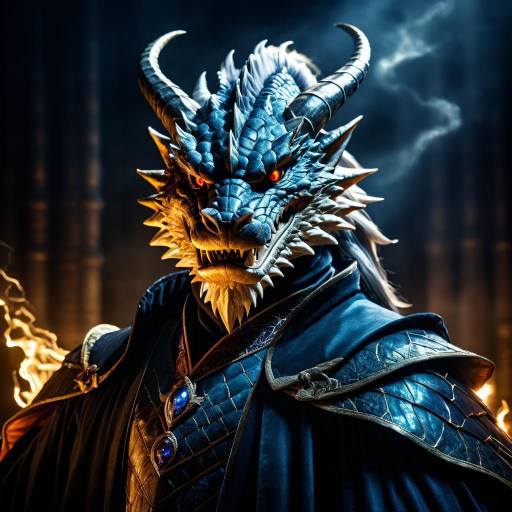 Fierce Dragon Wizard Portrait