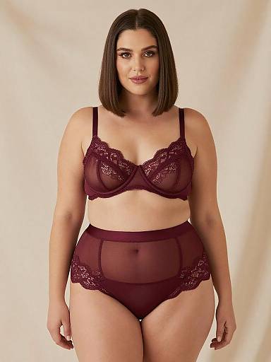 Vintage Film Maternity Lingerie Portrait