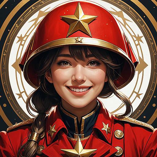 Optimistic Anime WWI Soldier Girl