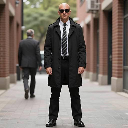 Mafia Style Costume in Urban Setting