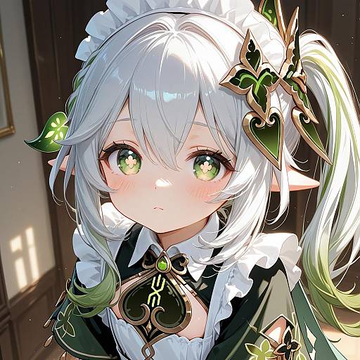 Nahida Maid with Green Cape