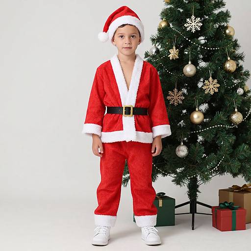 Modern Santa Claus Christmas Outfit
