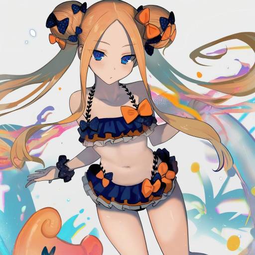 Illustration of Abigail williams (emerald float) (fate), fate/grand order in the style of Walzrj