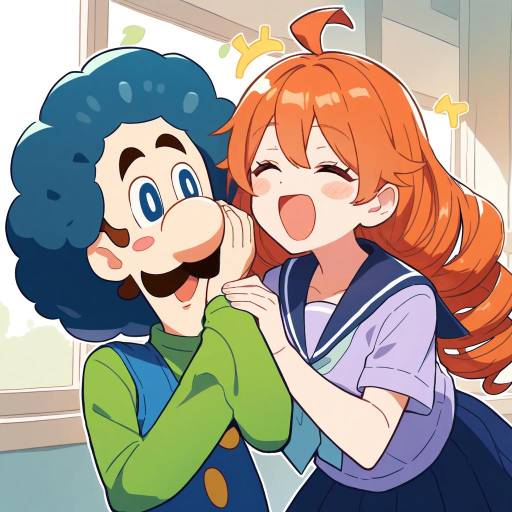 Dynamic Crossover of Colorful Characters