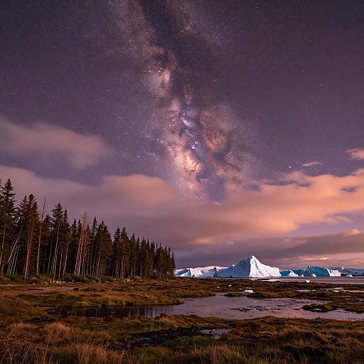 Mesmerizing Celestial Island Landscape