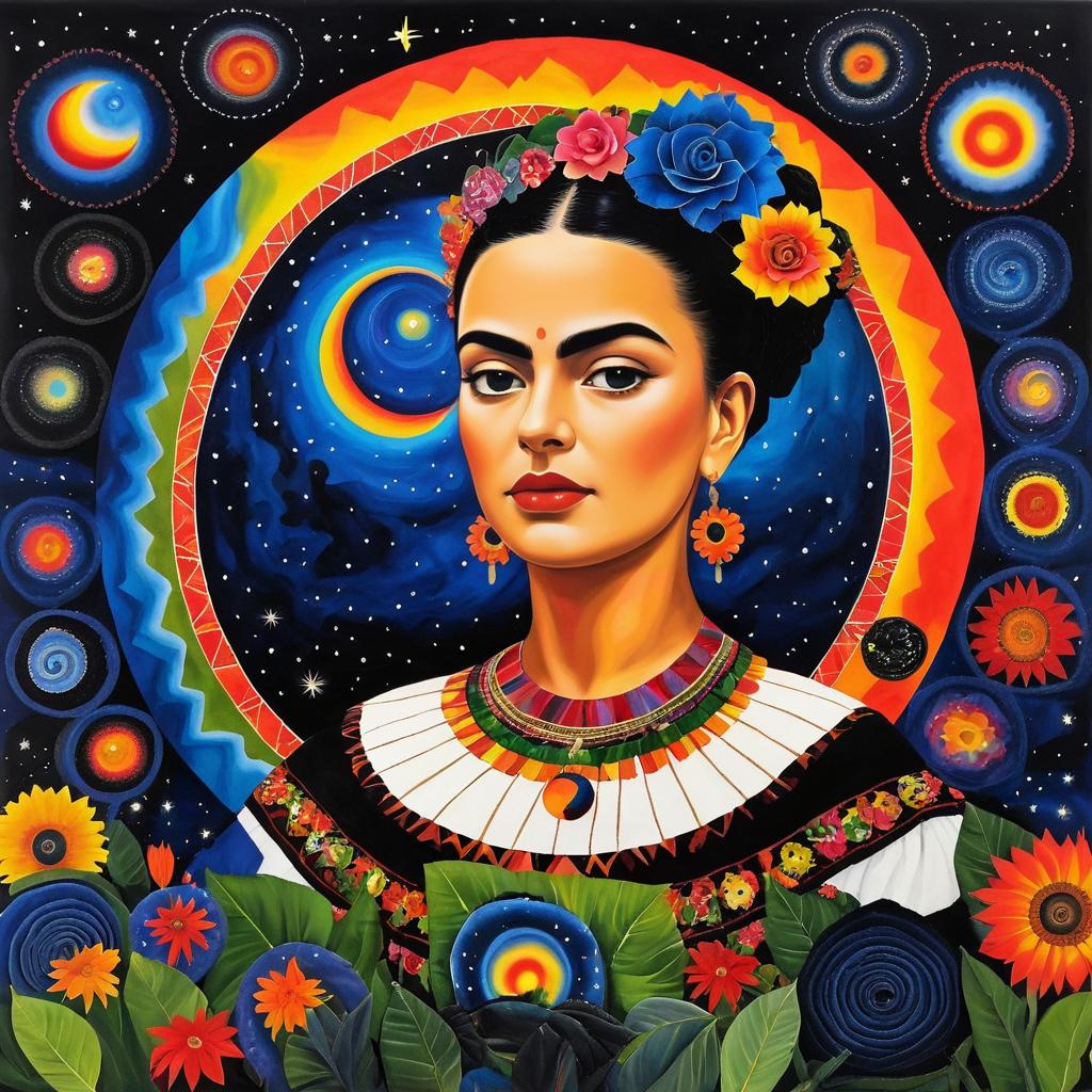 Surreal Frida Kahlo Inspired Artwork