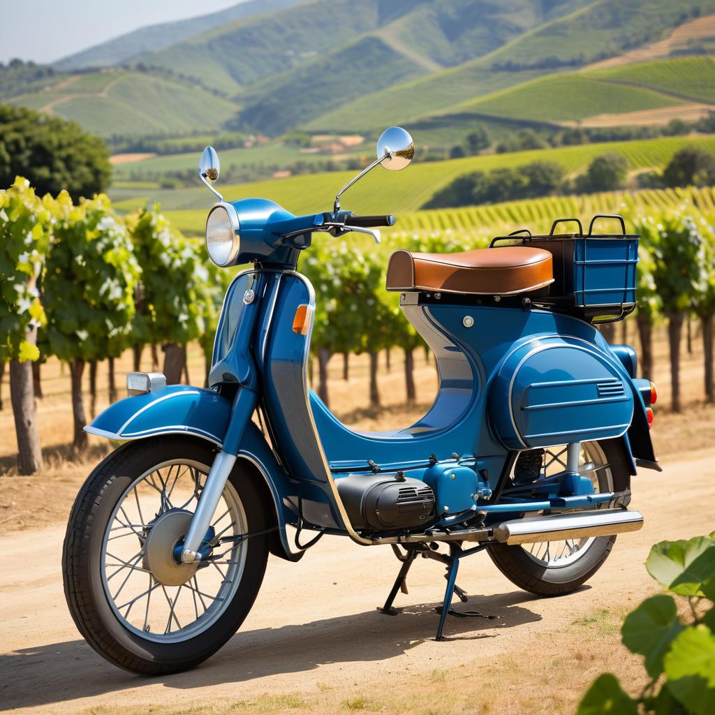 Charming Classic Moped in Vineyard Valley