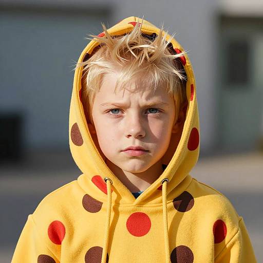 Photorealistic Portrait of a Groovy Boy