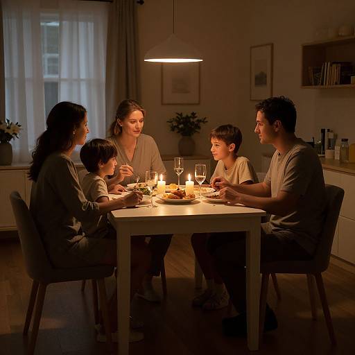 Intimate Family Dinner Evening
