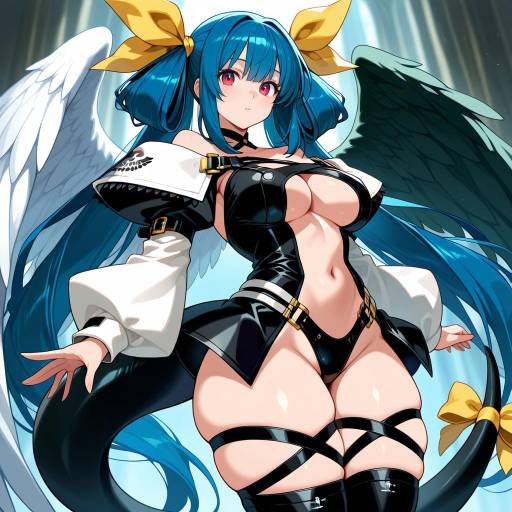 Dizzy from Guilty Gear with Angel Wings