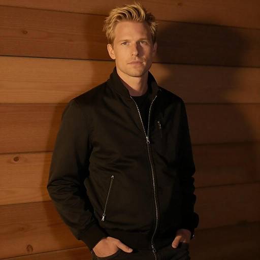 Dramatic Portrait of a Blonde Man