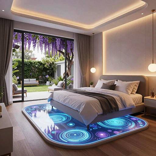 Futuristic Luxurious Bedroom Interior