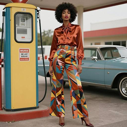 Glamorous 1970s Fashion Editorial Shoot