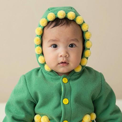 Baby in Corn-Inspired Costume
