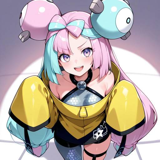 Colorful Character with Sharp Teeth