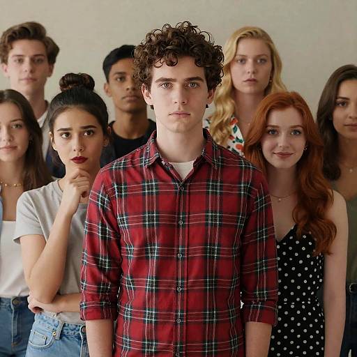 Group Portrait of Diverse Young Adults