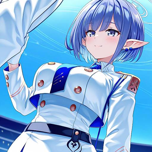 Illustration of Aoi (blue archive), blue archive in the style of Uenoryoma