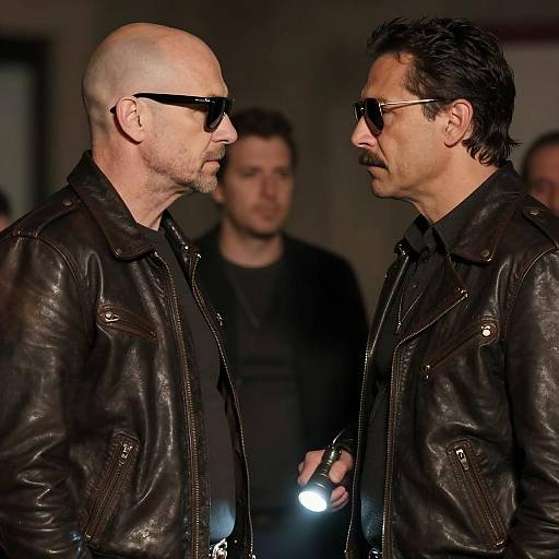 Confrontation in Dim Light