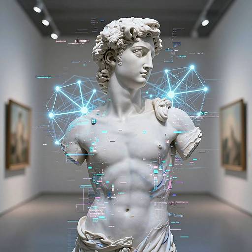 Digital Renaissance AI Sculpture Art