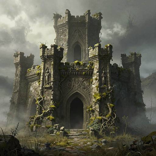 LOTR Ancient Ruined Fortress Concept