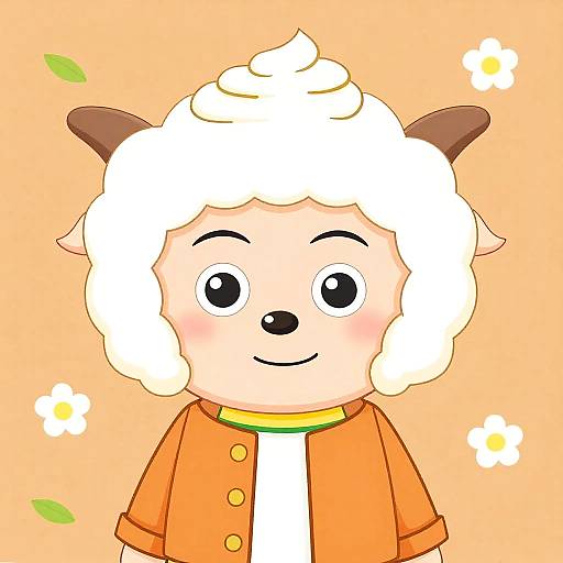 Whimsical Cartoon Character Illustration