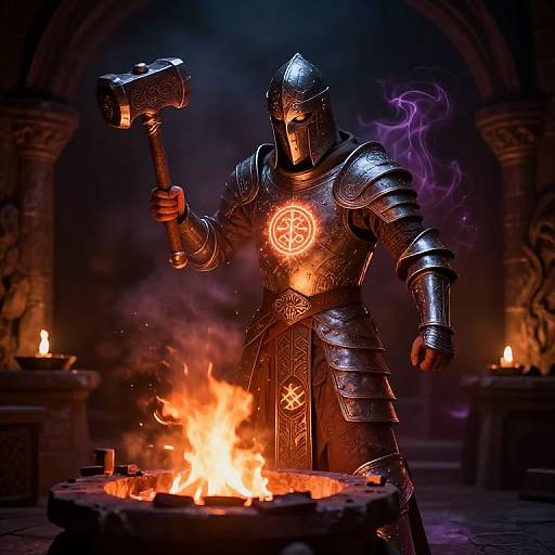 Mystical Forge Cleric in Fantasy Forge