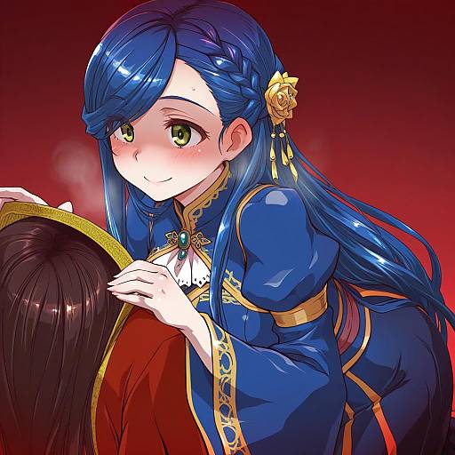 Illustration of Myne (honzuki no gekokujou), honzuki no gekokujou in the style of Wanaata