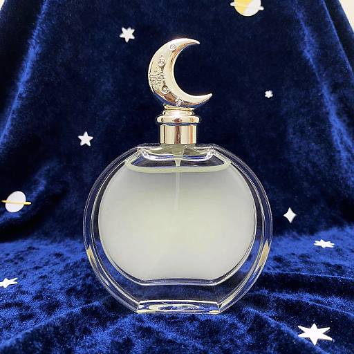 Elegant Moon-Shaped Perfume Bottle