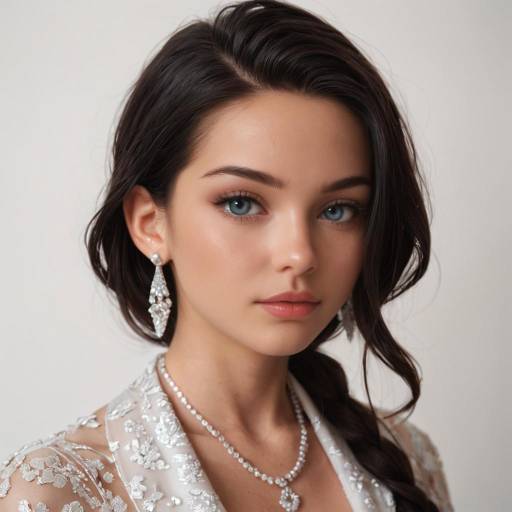 Chic Fashionable Young Woman Portrait Chic Fashionable Young Woman Portrait