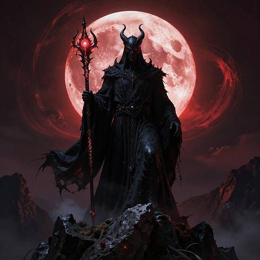 Morgoroth Dark Sorcerer on Mountain
