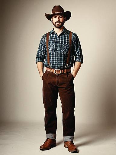 Stylish Adult Cowboy Costume for Men