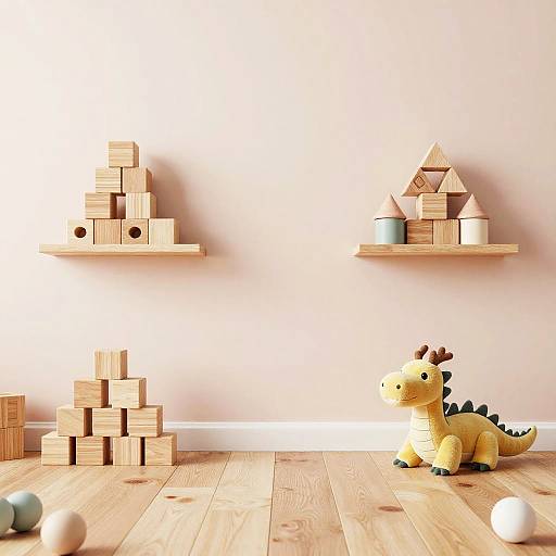 Whimsical Pastel Children's Playroom