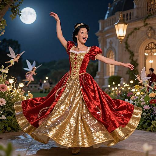 Princess Fiona's Moonlit Garden Dance