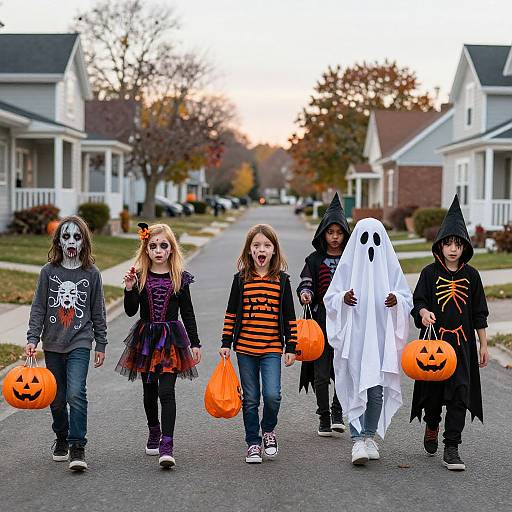 Creative Halloween Kids Trick-or-Treating
