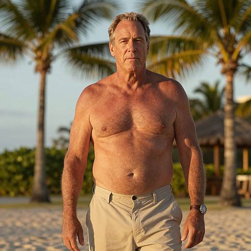 Chris Christie Relaxed Tropical Portrait