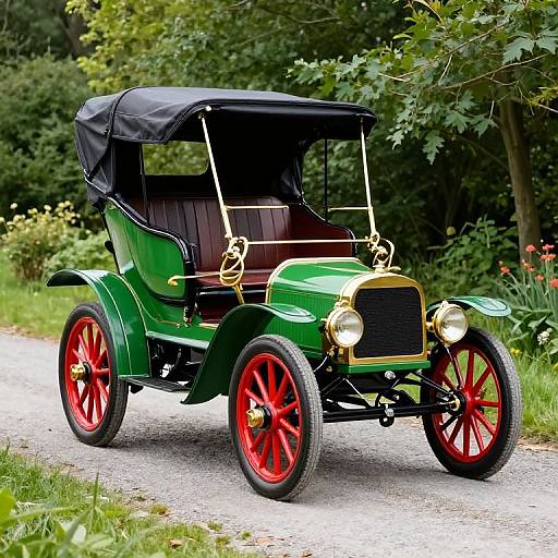 Vintage 1907 Columbus Two-Cylinder Autobuggy
