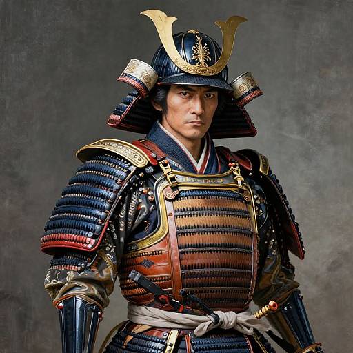 Hyperdetailed VFX Samurai Ukiyo-e