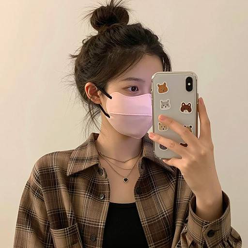 Young Woman Taking a Selfie in Style